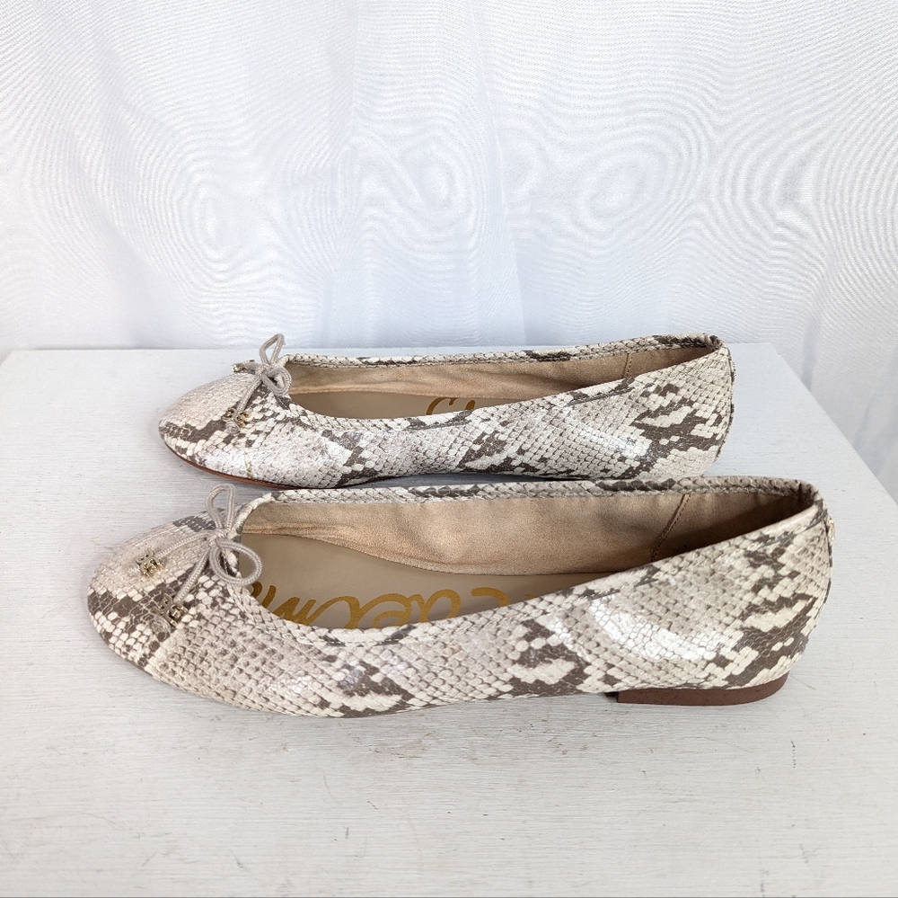 Sam Edelman Flora Snakeskin Python Embossed Faux … - image 4